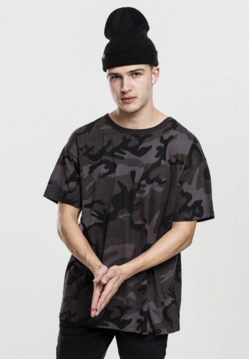 Camo Oversized Tee - dark camo M