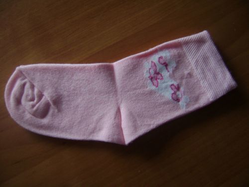 Ponožky - dětské ponožky - dětské bambusové ponožky (růžové)