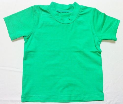 Bambusové tričko - dětské bambusové tričko  s krátkým rukávem (zelená)