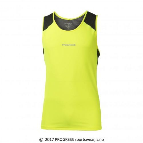 GUMP pánské sportovní tílko reflexní žlutá