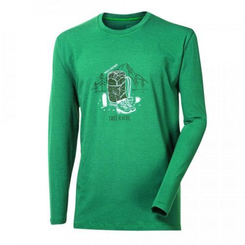 VANDAL "HIKE" pánské triko s dlouhým rukávem s bambusem (khaki)