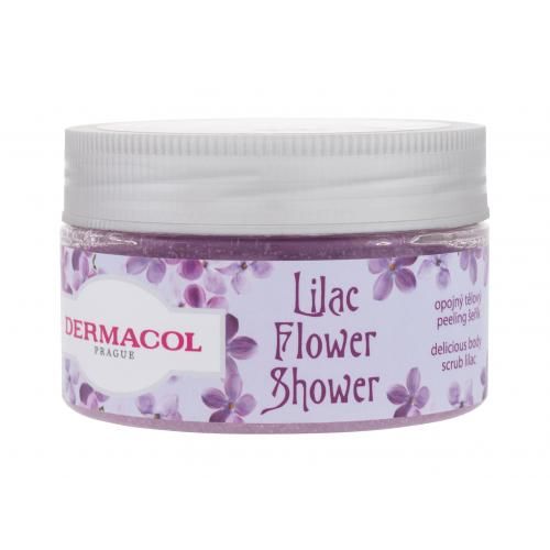 Dermacol Lilac Flower Shower Body Scrub 200 g tělový peeling s extraktem z šeříku pro ženy