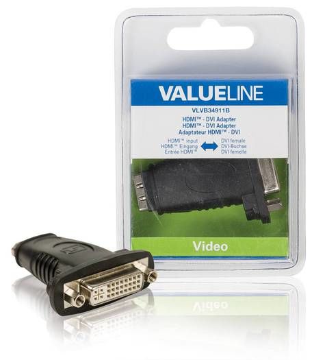 Valueline Dvi kabel Vlvb34911b Hdmi-dvi, redukce