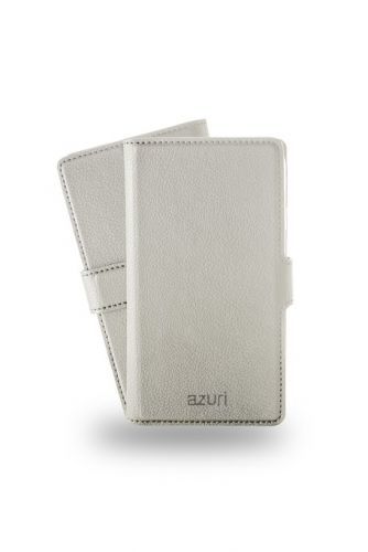 pouzdro na mobil Azuri universal wallet pouzdro velikost M, White
