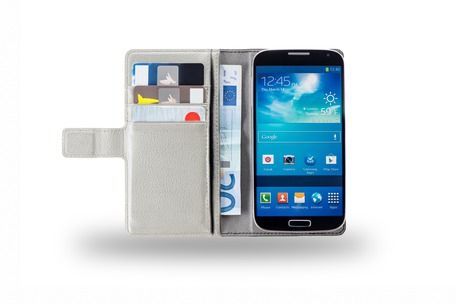 pouzdro na mobil Azuri universal wallet pouzdro velikost Xl, White