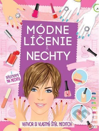 Módne líčenie a nechty (s nálepkami na nechty) - Foni book