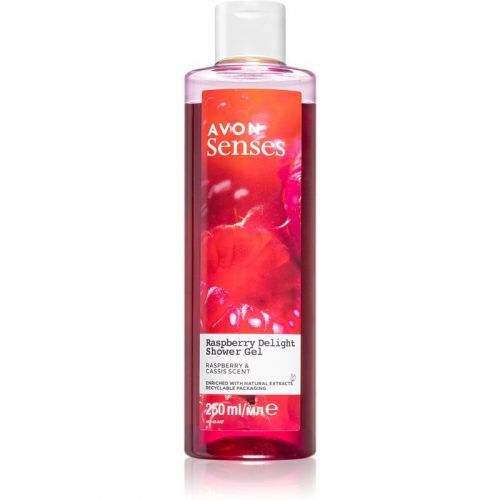 Avon Senses Raspberry Delight pečující sprchový gel 250 ml