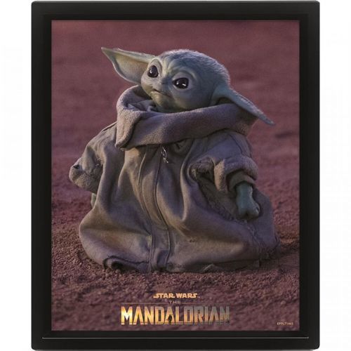 3D obraz Mandalorian (Groogu)