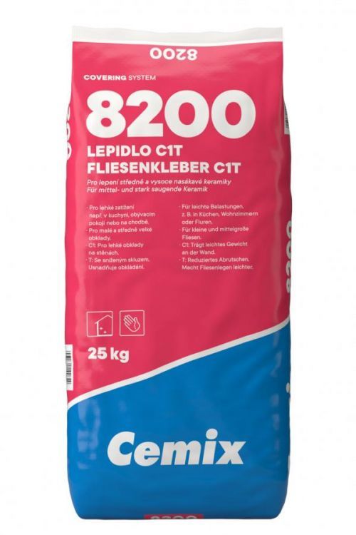 Lepidlo cementové C1T Cemix 8200 25 kg