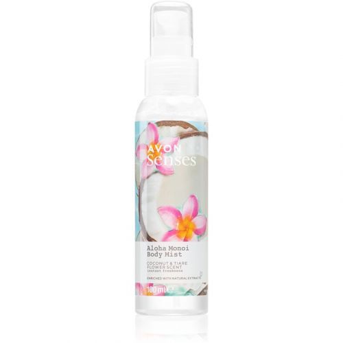 Avon Senses Aloha Monoi osvěžující sprej na tělo 100 ml