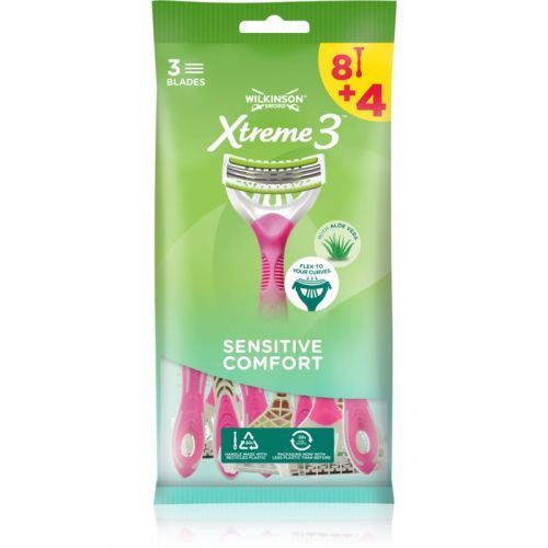 Wilkinson Sword Xtreme 3 Beauty Sensitive jednorázová holítka s aloe vera