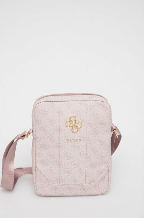 Ledvinka Guess Torba 10 růžová barva