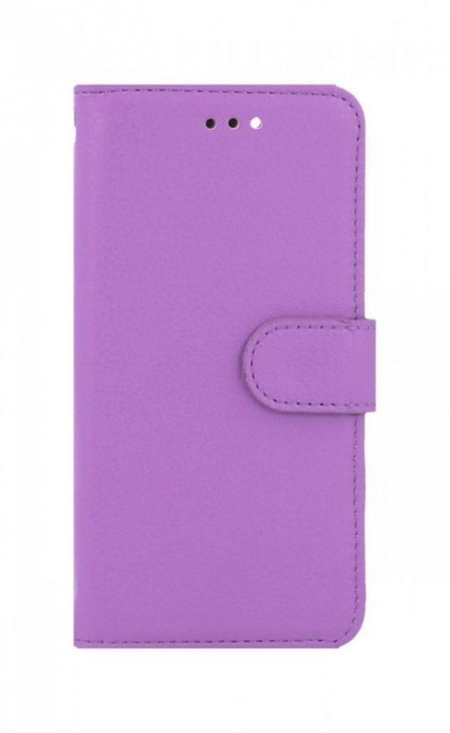 Pouzdro TopQ iPhone SE 2022 knížkové fialové s přezkou 74998