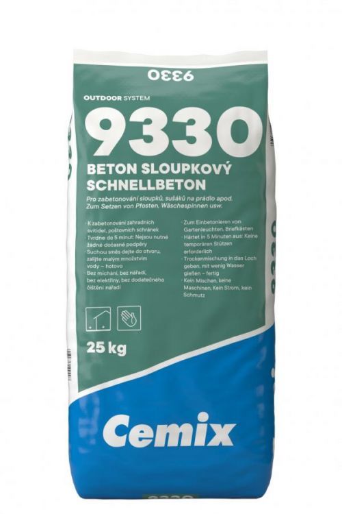 Beton C25/30 Cemix 9330 sloupkový 25 kg