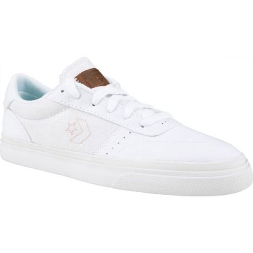 Converse BOULEVARD SLUB CANVAS Dámská volnočasová obuv, bílá, velikost 35
