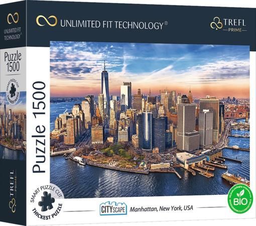 TREFL Puzzle UFT Cityscape: Manhattan, New York, USA 1500 dílků