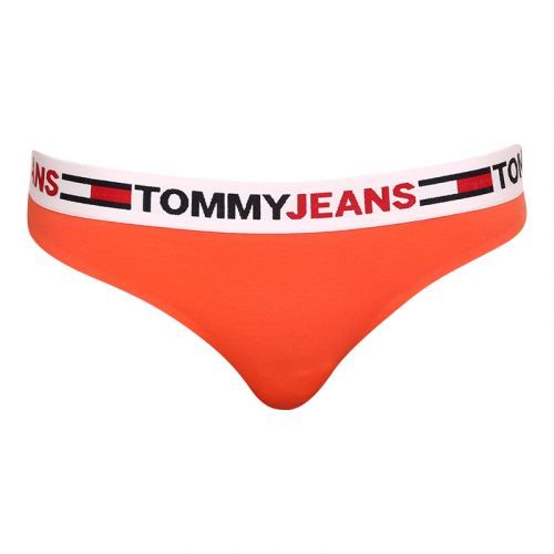 Dámská tanga Tommy Hilfiger oranžové (UW0UW03529 XVM) XL