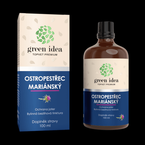 TOPVET Ostropestřec - bezlihová tinktura 100 ml