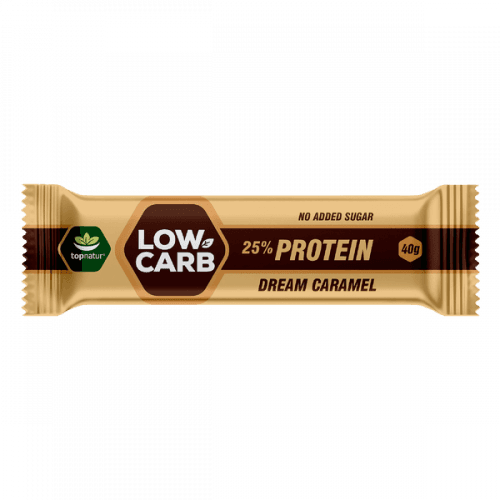 TOPNATUR s.r.o. TOPNATUR LOW CARB proteinová tyčinka karamel 40 g
