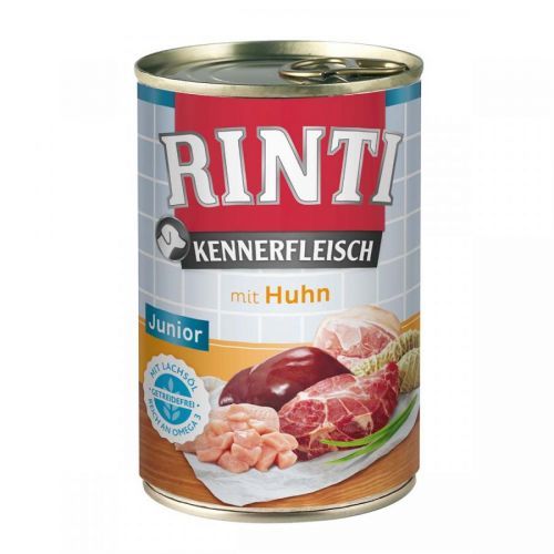 Rinti Kennerfleisch JUNIOR s kuřecím 12 × 400 g