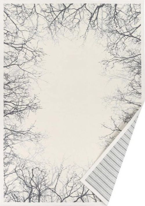 Bílý oboustranný koberec Narma Puise White, 100 x 160 cm