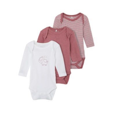 name it Body s dlouhým rukávem 3 Pack Mesa Rose