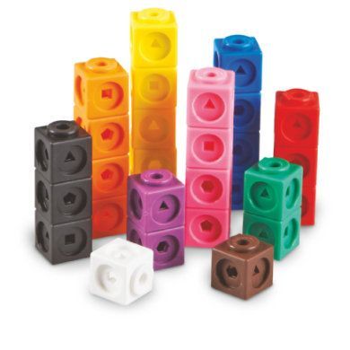 Learning Resources ® Mathlink® Cubes, sada 100 kusů