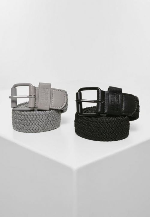 Elastic Belt Set blk/gry L/XL