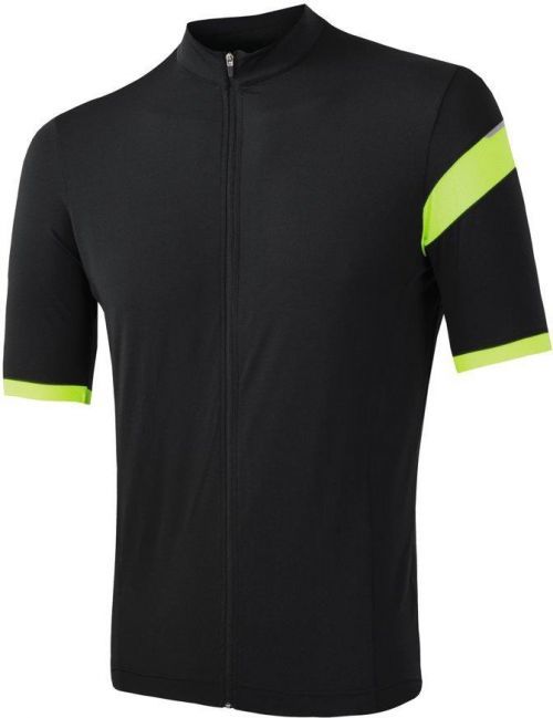 Sensor Cyklo Coolmax Classic pánský dres kr.rukáv celozip true black S