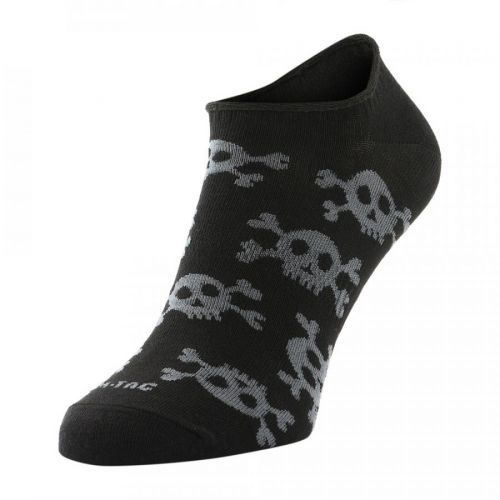 Lehké letní ponožky M-Tac Pirate Skull - černé, 39-42