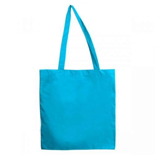 Plátěná taška přes rameno Alex Fox LH - světle modrá
