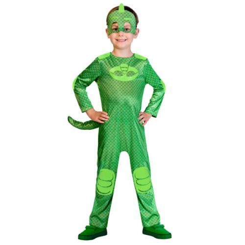 Kostým dětský PJ Masks - Gekko 5-6 let ( 116 cm )