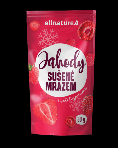 ALLNATURE Jahody sušené mrazem 30 g