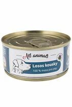 All Animals DOG losos kousky 100g