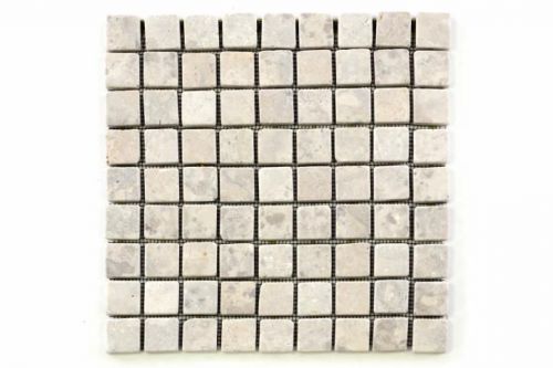 Divero Garth Mramorová mozaika - krémová obklady 1 m2