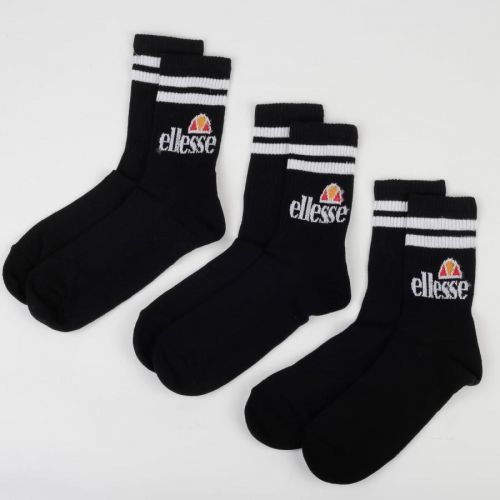 ellesse Pullo 3Pack Socks Black/ White 43-46.5