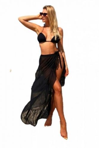 Qso Black Skirt Plážová sukně One size černá