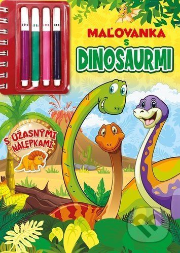 Maľovanka s dinosaurmi - Foni book