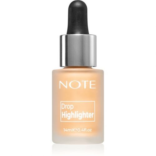 Note Cosmetique Drop Highliter tekutý rozjasňovač s kapátkem 02 Charming Desert 14 ml