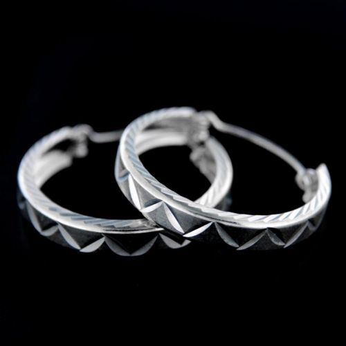 Stříbrné náušnice 15830