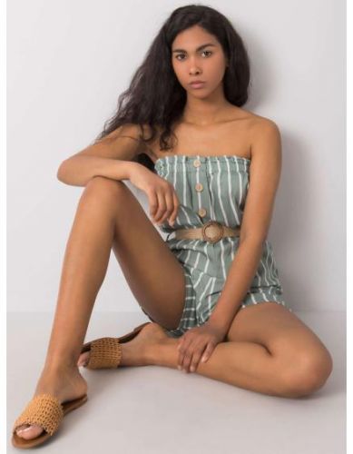 Dámský overal Soledad RUE PARIS zelenobílý