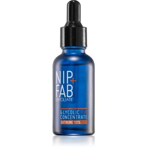NIP+FAB Glycolic Fix 10% koncentrované noční sérum na obličej 30 ml