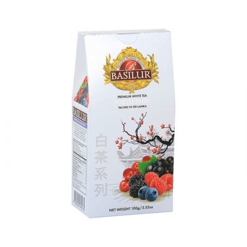 Basilur White Tea Forest Fruit papír 100 g
