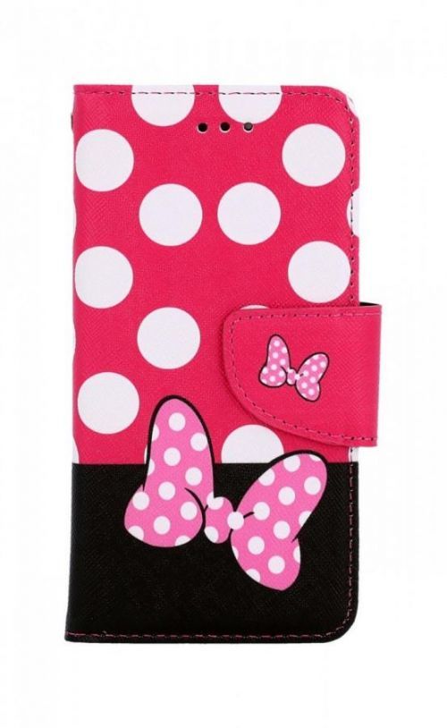 Pouzdro TopQ iPhone SE 2022 knížkové Minnie Mouse 74711