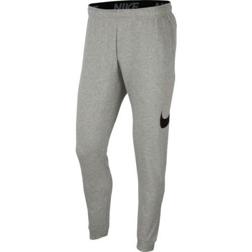 Nike NIKE DRI-FIT Pánské sportovní kalhoty, šedá, velikost M