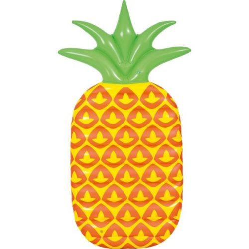 HS Sport GIANT PINEAPPLE Nafukovací lehátko, žlutá, velikost UNI