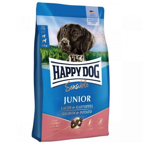 Happy Dog Supreme Sensible Junior s lososem a bramborami - 2 x 10 kg