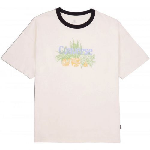 Triko Converse Plant Powered Ringer Wms - Bílá - M