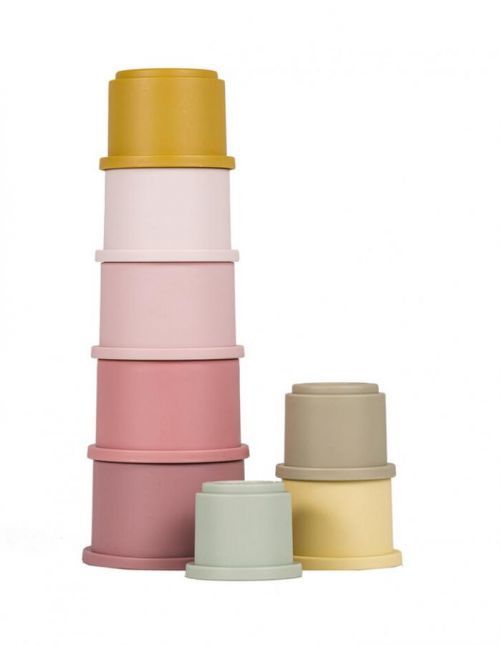 LITTLE DUTCH Kelímky stohovací Pink