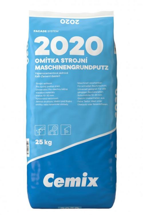 Omítka jádrová Cemix 2020 strojní 25 kg